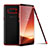 Silikon Schutzhülle Ultra Dünn Tasche Durchsichtig Transparent T06 für Samsung Galaxy Note 8 Rot