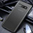 Silikon Schutzhülle Ultra Dünn Tasche Durchsichtig Transparent T06 für Samsung Galaxy S10 Plus Schwarz