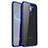 Silikon Schutzhülle Ultra Dünn Tasche Durchsichtig Transparent T07 für Huawei GR5 (2017) Blau