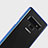 Silikon Schutzhülle Ultra Dünn Tasche Durchsichtig Transparent T07 für Samsung Galaxy Note 9 Blau