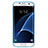 Silikon Schutzhülle Ultra Dünn Tasche Durchsichtig Transparent T07 für Samsung Galaxy S7 Edge G935F Blau