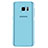 Silikon Schutzhülle Ultra Dünn Tasche Durchsichtig Transparent T07 für Samsung Galaxy S7 Edge G935F Blau