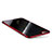 Silikon Schutzhülle Ultra Dünn Tasche Durchsichtig Transparent T08 für Apple iPhone 6 Plus Rot