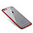 Silikon Schutzhülle Ultra Dünn Tasche Durchsichtig Transparent T09 für Apple iPhone 6 Plus Rot