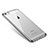 Silikon Schutzhülle Ultra Dünn Tasche Durchsichtig Transparent T09 für Apple iPhone 6 Plus Silber