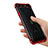 Silikon Schutzhülle Ultra Dünn Tasche Durchsichtig Transparent T09 für Xiaomi Black Shark Rot