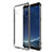 Silikon Schutzhülle Ultra Dünn Tasche Durchsichtig Transparent T10 für Samsung Galaxy S8 Grau