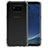 Silikon Schutzhülle Ultra Dünn Tasche Durchsichtig Transparent T10 für Samsung Galaxy S8 Plus Grau