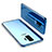 Silikon Schutzhülle Ultra Dünn Tasche Durchsichtig Transparent T12 für Samsung Galaxy S9 Plus Blau