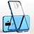 Silikon Schutzhülle Ultra Dünn Tasche Durchsichtig Transparent T12 für Samsung Galaxy S9 Plus Blau