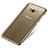 Silikon Schutzhülle Ultra Dünn Tasche Durchsichtig Transparent T17 für Samsung Galaxy S8 Plus Gold