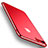 Silikon Schutzhülle Ultra Dünn Tasche Durchsichtig Transparent T18 für Apple iPhone 7 Rot