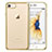 Silikon Schutzhülle Ultra Dünn Tasche Durchsichtig Transparent T18 für Apple iPhone SE (2020) Gold