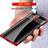 Silikon Schutzhülle Ultra Dünn Tasche Durchsichtig Transparent T18 für Huawei Mate 10 Rot