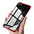Silikon Schutzhülle Ultra Dünn Tasche Durchsichtig Transparent T19 für Apple iPhone 7 Rot