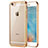 Silikon Schutzhülle Ultra Dünn Tasche Durchsichtig Transparent T21 für Apple iPhone 8 Gold