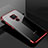 Silikon Schutzhülle Ultra Dünn Tasche Durchsichtig Transparent U01 für Huawei Mate 20 Rot