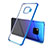 Silikon Schutzhülle Ultra Dünn Tasche Durchsichtig Transparent U02 für Huawei Mate 20 Pro Blau