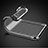Silikon Schutzhülle Ultra Dünn Tasche Durchsichtig Transparent V12 für Apple iPhone Xs Schwarz