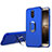 Silikon Schutzhülle Ultra Dünn Tasche Silikon mit Fingerring Ständer für Huawei Mate 9 Pro Blau