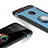 Silikon Schutzhülle und Kunststoff Tasche mit Fingerring Ständer für Xiaomi Mi A1 Blau