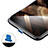 Staubschutz Stöpsel Passend Lightning USB Jack H02 für Apple iPhone 11 Pro Blau