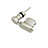 Staubschutz Stöpsel Passend Lightning USB Jack J01 für Apple iPhone 12 Mini Silber
