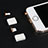 Staubschutz Stöpsel Passend Lightning USB Jack J05 für Apple iPad Pro 12.9 (2018) Silber