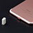 Staubschutz Stöpsel Passend Lightning USB Jack J07 für Apple iPhone 11 Pro Max Gold