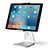 Tablet Halter Halterung Universal Tablet Ständer T24 für Apple iPad 2 Silber