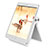 Tablet Halter Halterung Universal Tablet Ständer T28 für Samsung Galaxy Note 10.1 2014 SM-P600 Weiß