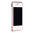 Tasche Luxus Aluminium Metall Rahmen für Apple iPhone 4S Rosa