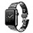 Uhrenarmband Edelstahl Band für Apple iWatch 5 44mm Schwarz