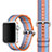 Uhrenarmband Milanaise Band für Apple iWatch 4 44mm Orange