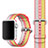 Uhrenarmband Milanaise Band für Apple iWatch 4 44mm Rot