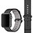 Uhrenarmband Milanaise Band für Apple iWatch 5 44mm Schwarz