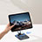 Universal Faltbare Ständer Tablet Halter Halterung Flexibel D07 für Apple iPad Pro 10.5 Schwarz