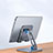 Universal Faltbare Ständer Tablet Halter Halterung Flexibel D13 für Apple iPad 10.9 (2022) Schwarz