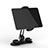 Universal Faltbare Ständer Tablet Halter Halterung Flexibel H11 für Apple iPad Pro 12.9 (2020) Schwarz