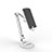 Universal Faltbare Ständer Tablet Halter Halterung Flexibel H12 für Huawei MediaPad M2 10.1 FDR-A03L FDR-A01W Weiß