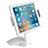 Universal Faltbare Ständer Tablet Halter Halterung Flexibel K03 für Apple iPad 10.2 (2020) Weiß