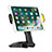 Universal Faltbare Ständer Tablet Halter Halterung Flexibel K03 für Apple iPad Air 2 Schwarz