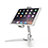 Universal Faltbare Ständer Tablet Halter Halterung Flexibel K08 für Apple iPad 10.2 (2020) Weiß