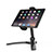 Universal Faltbare Ständer Tablet Halter Halterung Flexibel K08 für Apple iPad 4 Schwarz
