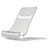 Universal Faltbare Ständer Tablet Halter Halterung Flexibel K14 für Apple iPad Pro 12.9 (2017) Silber