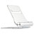 Universal Faltbare Ständer Tablet Halter Halterung Flexibel K14 für Huawei MediaPad M5 10.8 Silber