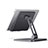 Universal Faltbare Ständer Tablet Halter Halterung Flexibel K17 für Apple iPad 3 Dunkelgrau