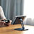 Universal Faltbare Ständer Tablet Halter Halterung Flexibel K17 für Apple iPad Air Dunkelgrau