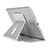 Universal Faltbare Ständer Tablet Halter Halterung Flexibel K21 für Apple iPad 10.2 (2020) Silber