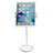 Universal Faltbare Ständer Tablet Halter Halterung Flexibel K27 für Apple iPad 3 Weiß